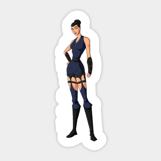 kitana Sticker by dubcarnage